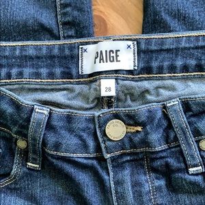 Paige skinny jeans size 28